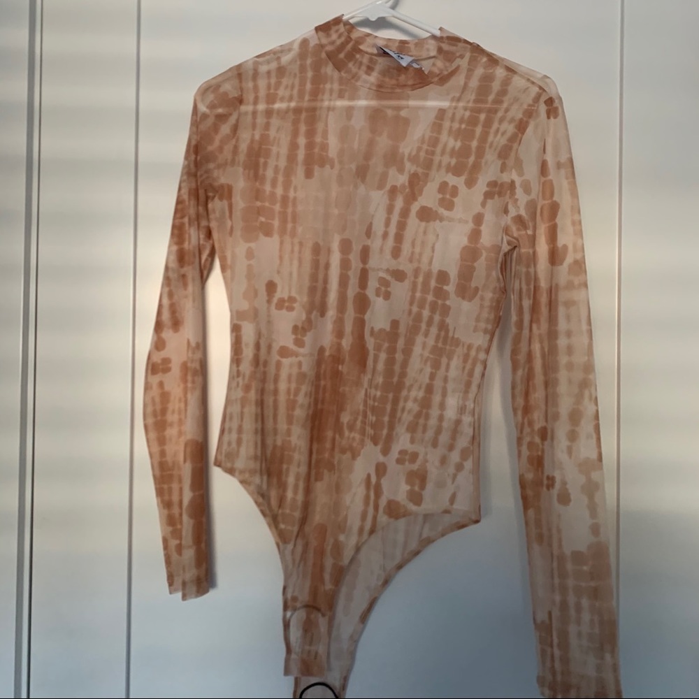 Princess polly nude mesh bodysuit size 10